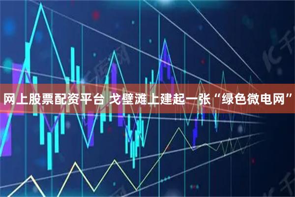 网上股票配资平台 戈壁滩上建起一张“绿色微电网”